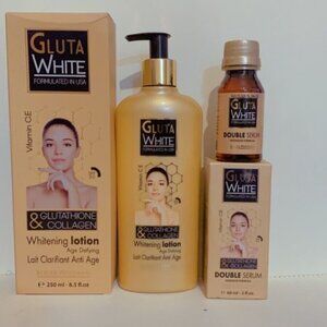 Gluta White Glutathione & Collagen Clarifying Body Lotion 250ml & Serum